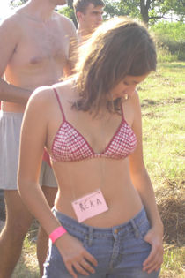 Busty female slave Darling