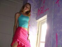 Natural hairy pink wet