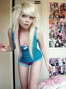 Round ass teen with long